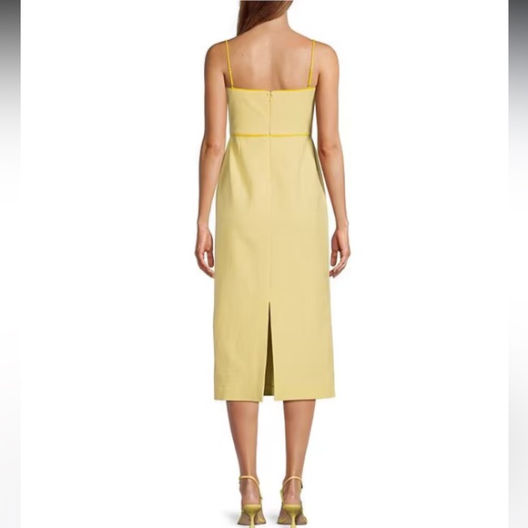 NWT ANTONIO MELANI x M.G. Style Kate Square Neckline Midi Dress - Picture 4 of 9